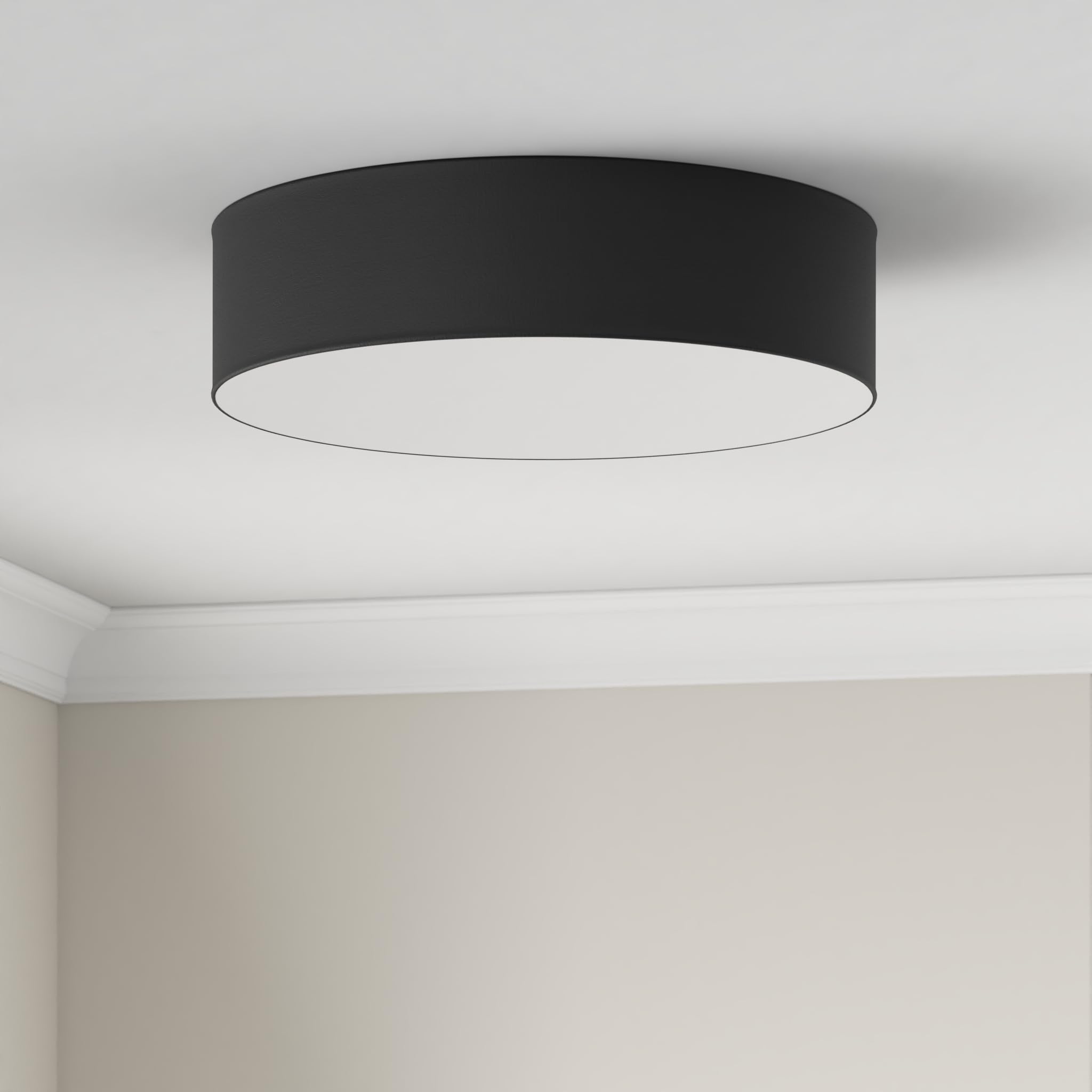 Lindby Naima LED plafondlamp, rond, 2 niveaus