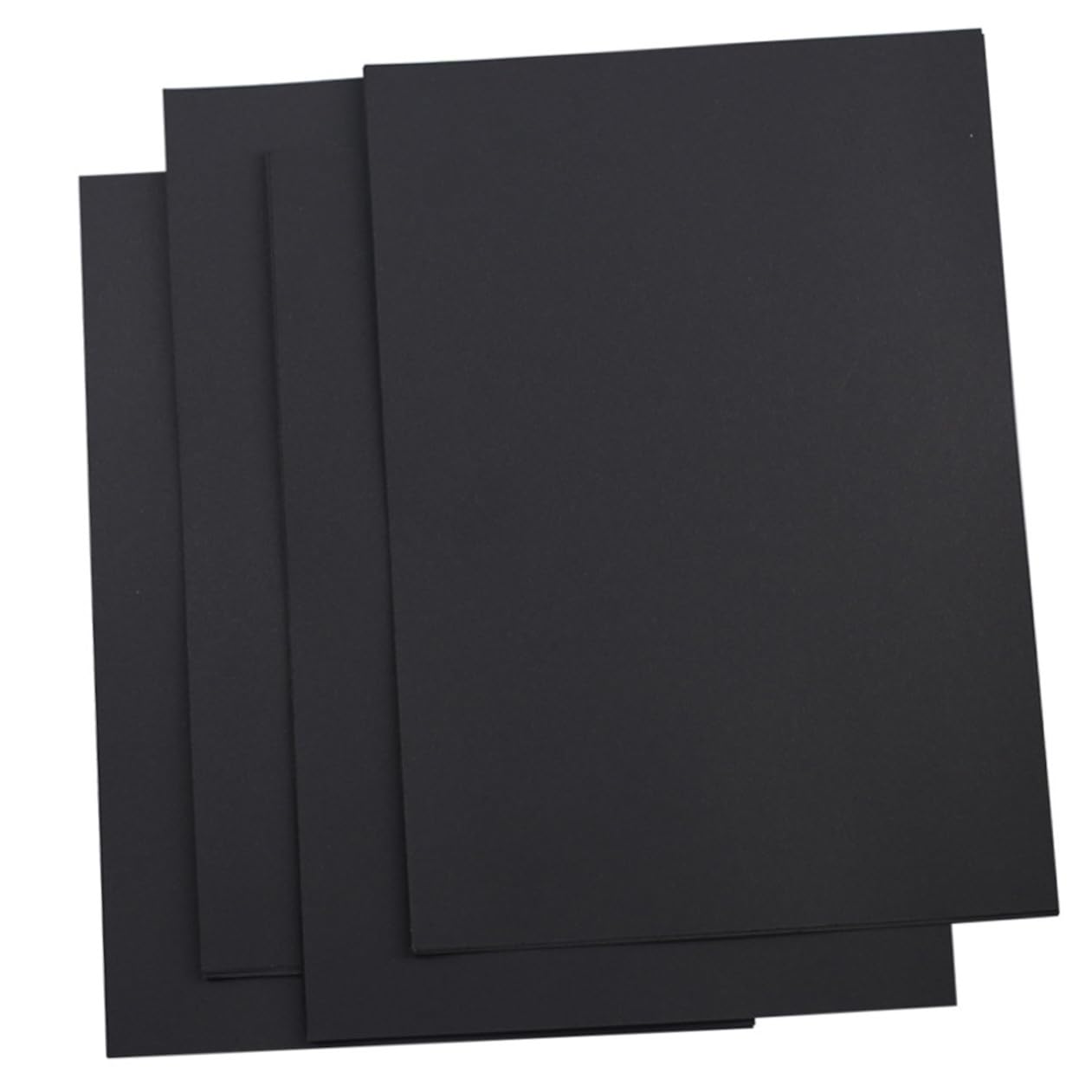 DOITOOL 100 Stück A4 Schwarzes Malpapier 150gsm Kreatives Papier zum Malen und Basteln für Selbstgemacht Scrapbook Einfach zu Schneiden