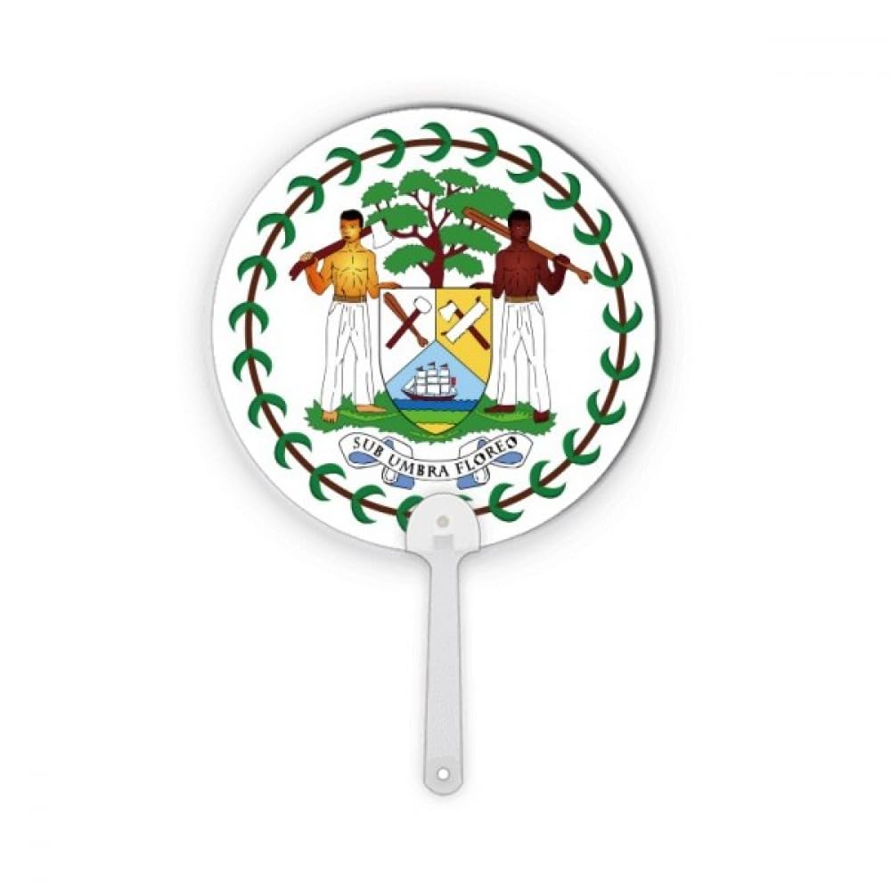 Éventail rond Belize plastique durable contre la déco murale terne