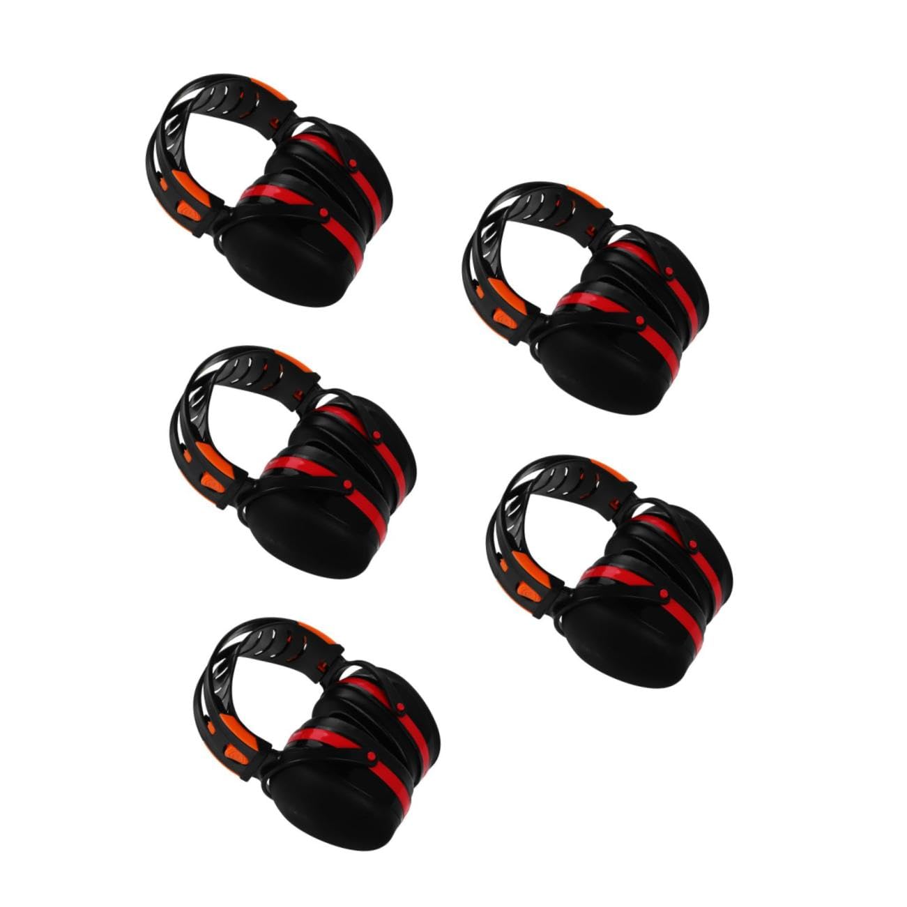 NUOBESTY Lot De 5 Cache-Oreilles Antibruit En Plastique Pour Adultes Protection Auditive Pour Concerts