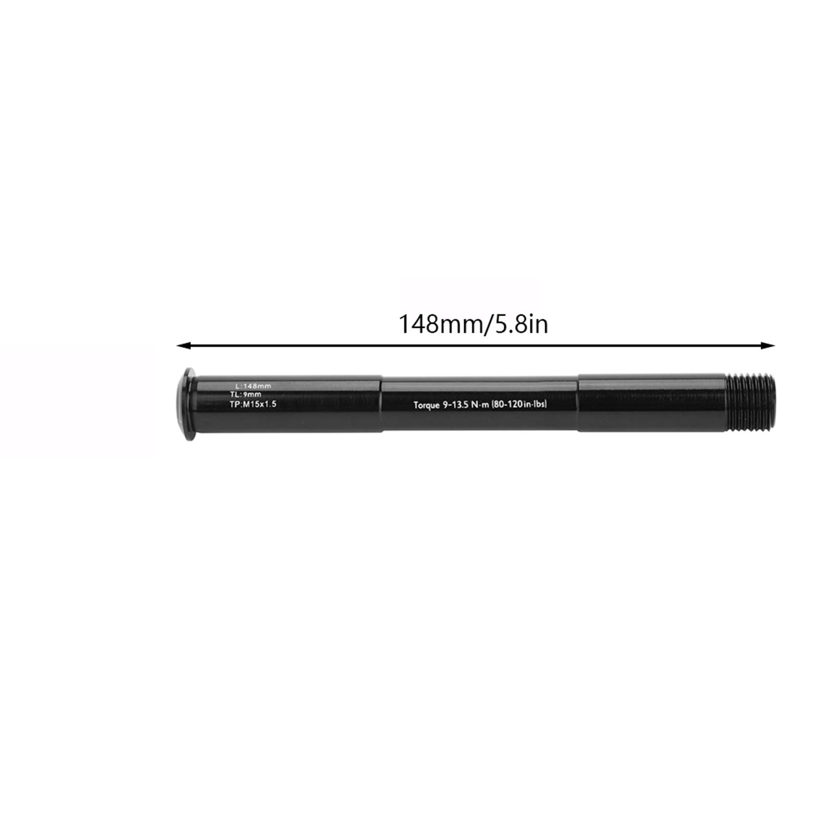 Eje Rock Shox, Eje Pasante, Eje de Horquilla de Bicicleta, Eje delantero de la Horquilla Aleación de Aluminio, Accesorio de Horquilla de Bicicleta para la Horquilla delantera ROCK SHOX (148 * 15 mm)