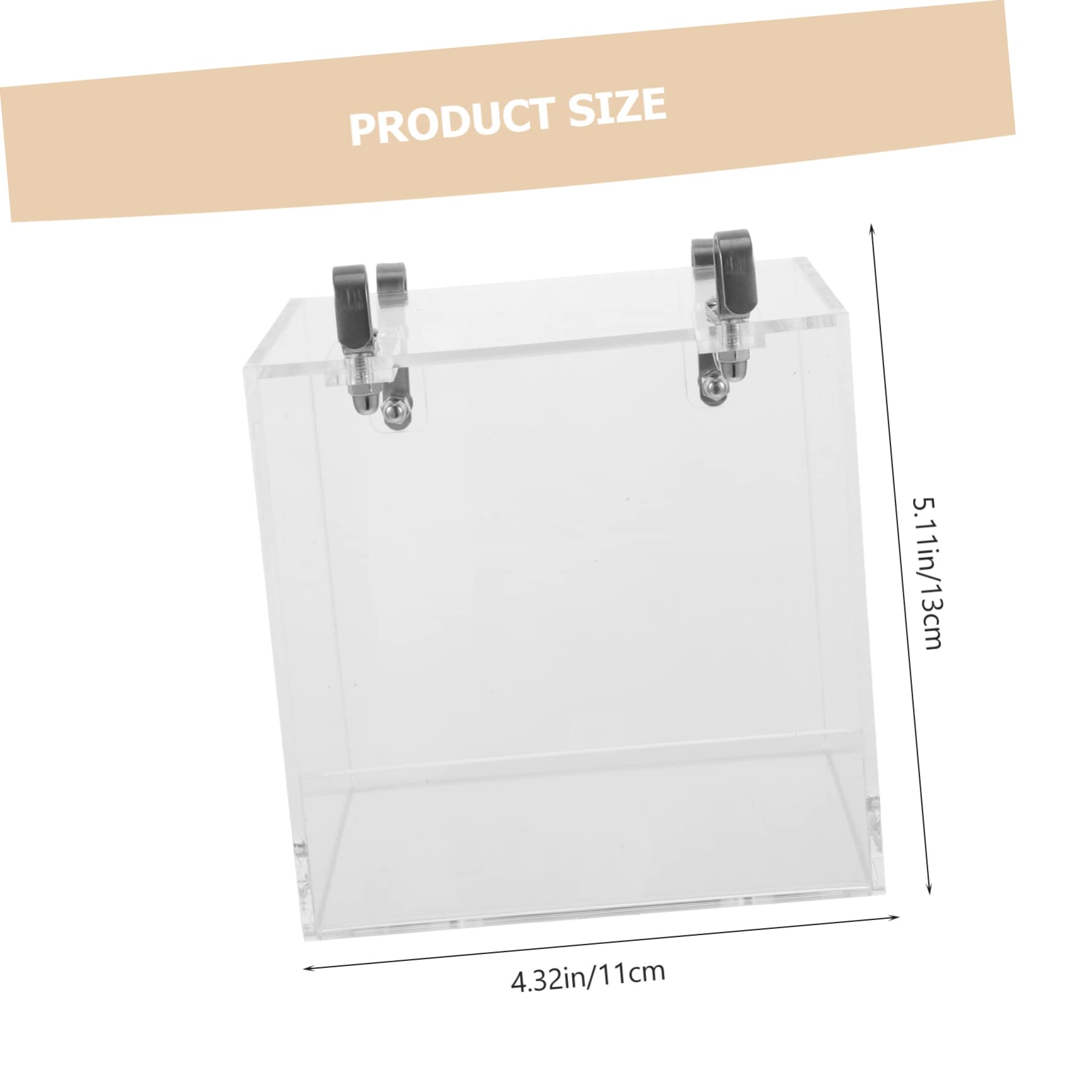 Vogelbadewanne Acryl Badebox für Käfige Dekorativer Vogelduschbehälter