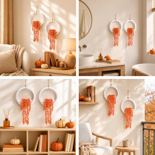  2 Pack Hanging Artificial String of Pearls for Fall Wall Decor - image 6