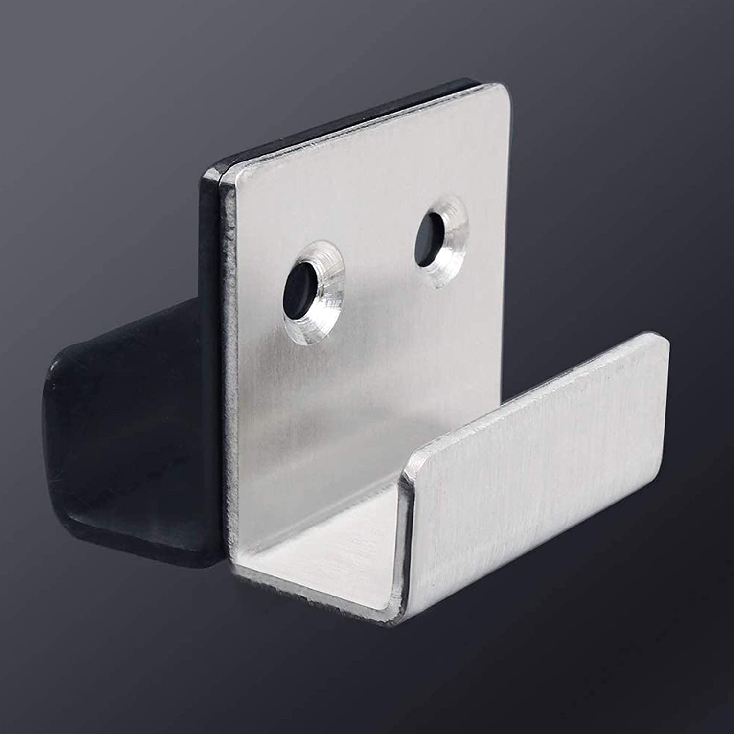 Ganci a U Inossidabile 50 kg 8 Pezzi per Bagno Cucina Vetro con Viti
