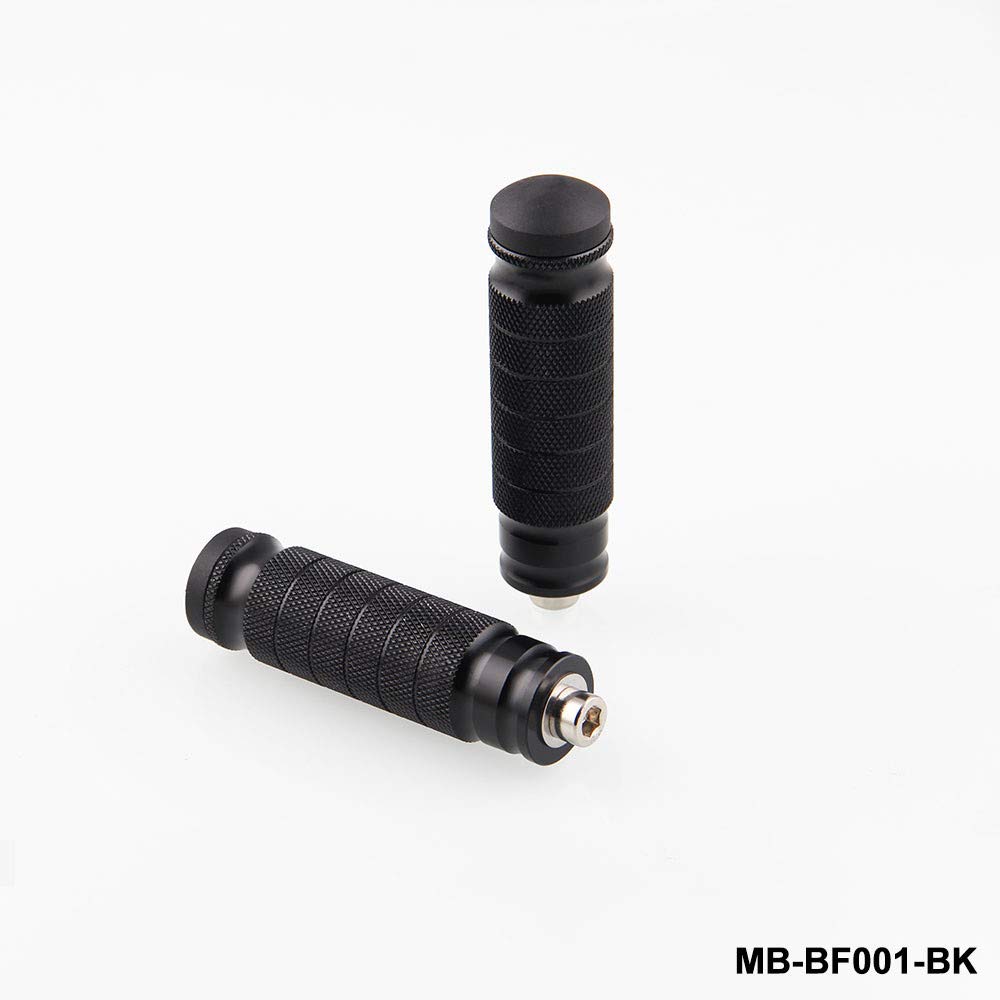 2 Pedali Posteriori Universali Per Motocicletta - CNC Antiscivolo, 102mm - Foto 3