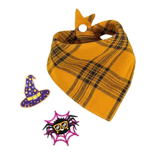 Bufanda triangular para perro Ganbuyrii Halloween soluciona disfraces incómodos 2