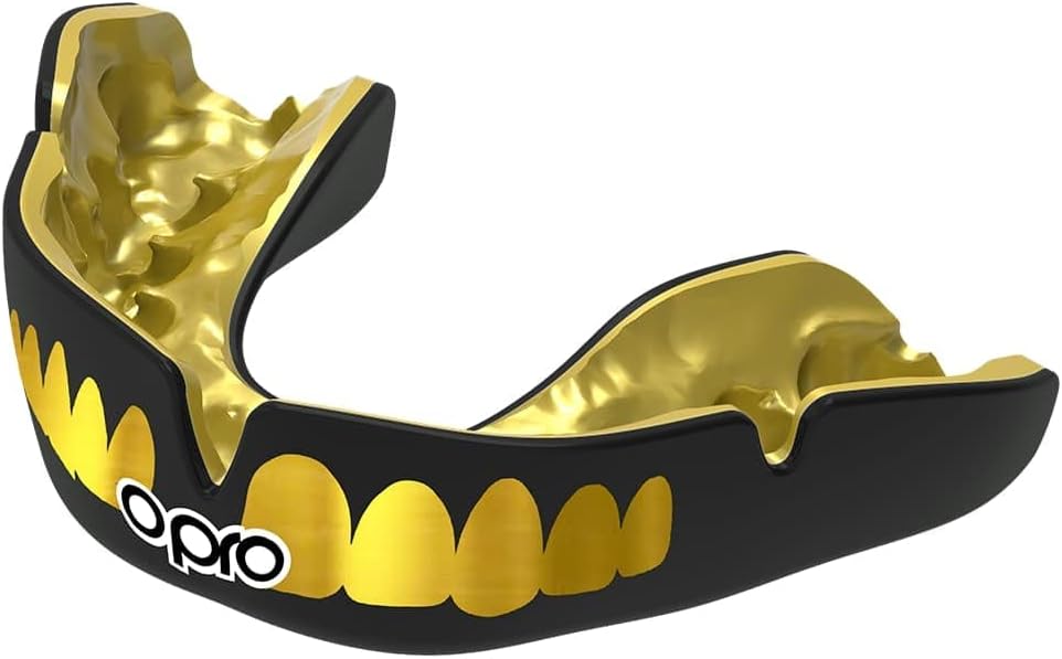 OPRO Instant Custom-Fit Mouth Guard, Dentist Mouthguard Featuring Revolutionary Fitting Technology for Ultimate Comfort, Protection and Fit, Gum Shield for Rugby, Boxing, Hockey, MMA