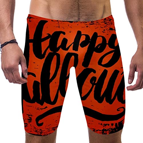 Traje de baño de secado rápido para hombre natación de Halloween
