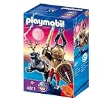  PLAYMOBIL 4811 - Jefe de caballeros de lobos + 4809 - Caballero de lobo con massue (Los caballeros pack bundle)