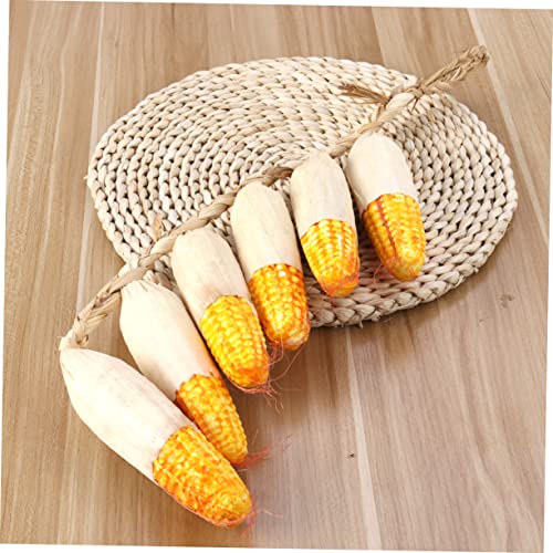 Amosfun String Artificial Vegetables Home Decorations Eggplant Ornament Giraffe Decor Fake Vegetables Model House Decorations for Home Artificial Plants Vegetable Skewers