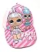 LOL-Surprise Casquette Enfant Fille Poupées Rose et Violet de 3 à 9 Ans (Rose, 52 cm (3-6 Ans))