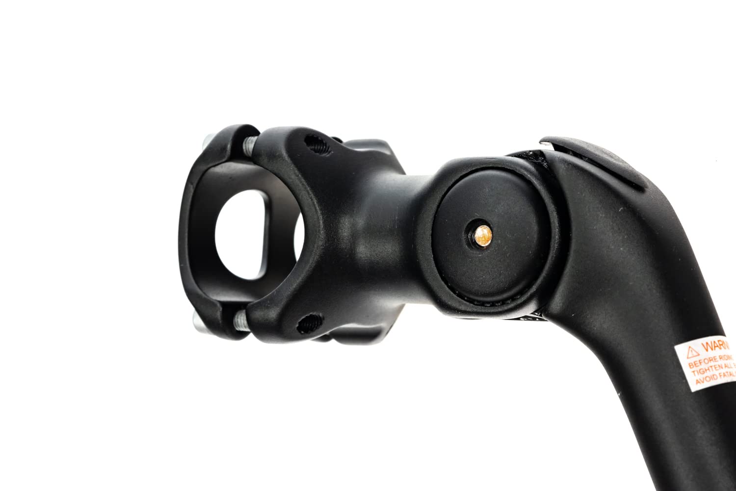 Aluminium Fahrrad Vorbau winkelverstellbar 31,8 mm Klemmung schwarz matt (passend für 1 1/8 Zoll Gabelschaft)