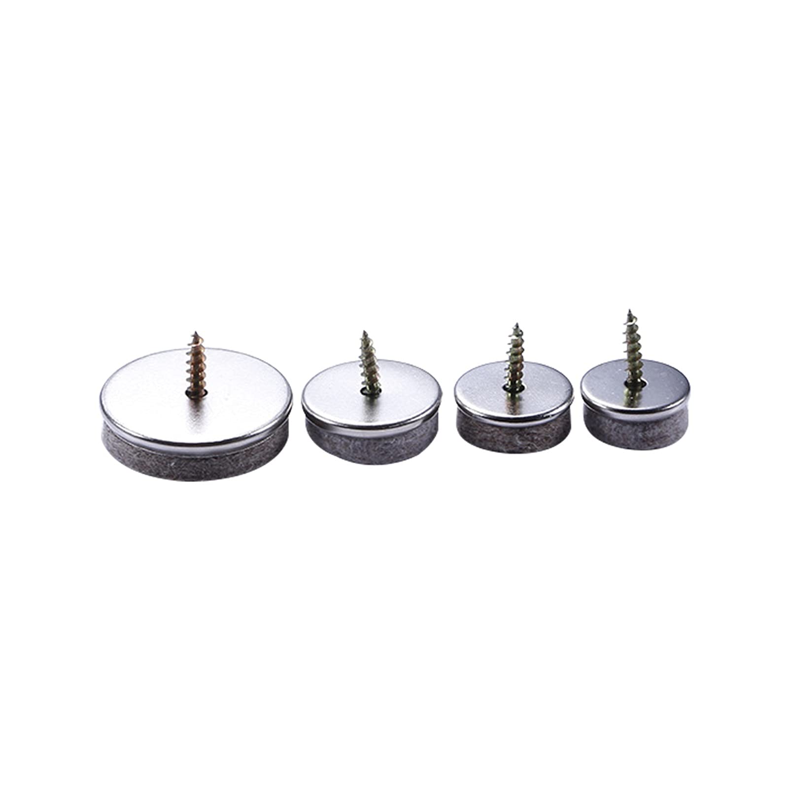 YANGQI yaoqijie 200/100/60/30/15pcs Muebles de Fieltro Deslizante Dia 22/24/28 / 38mm Protector de Piso Deslizante Ajuste para pies de Patas de Madera Sofá de Mesa de Silla Lasting