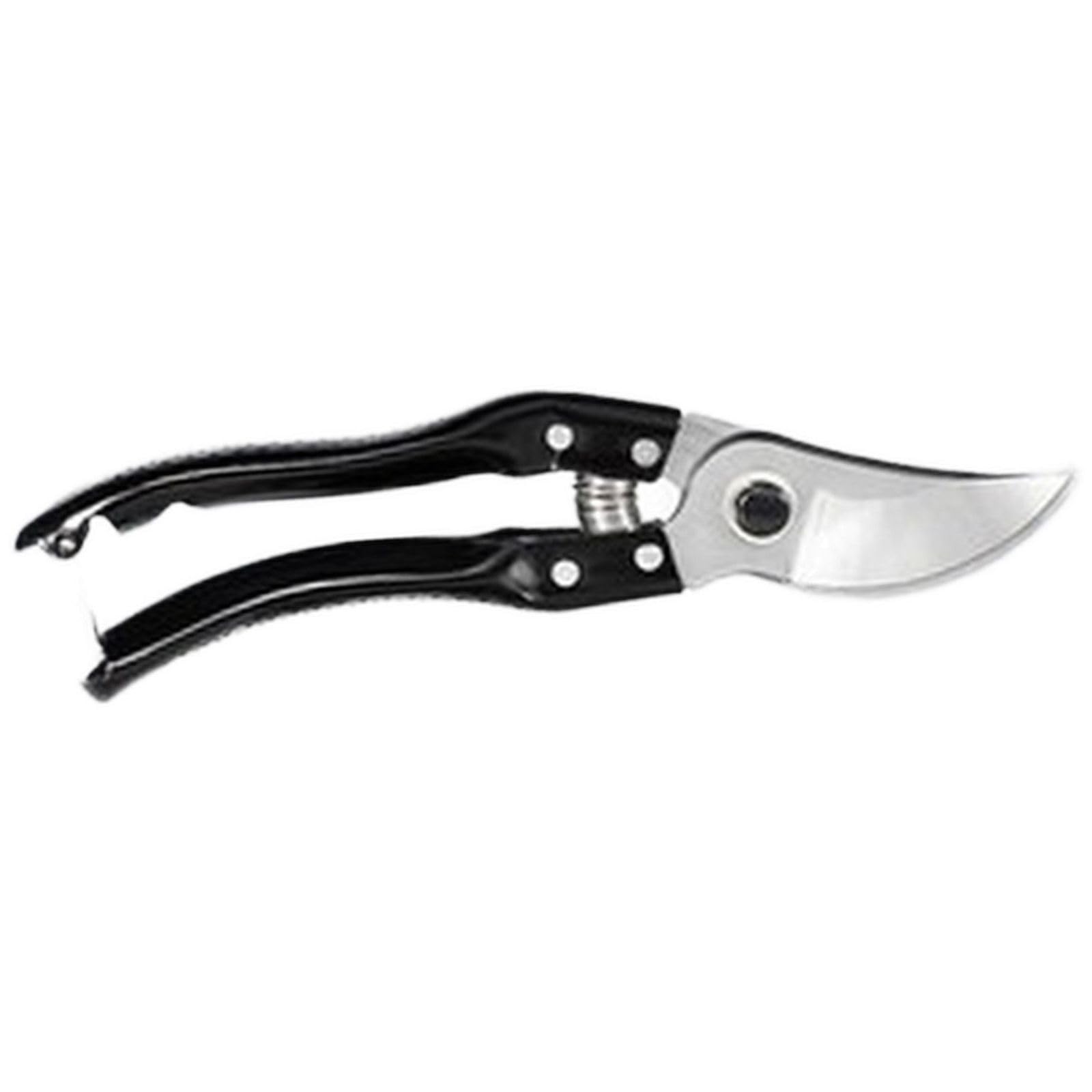Pruning Shears for Landscape Plant Trimming and Garden Maintenance, Heavy Duty Bypass Clippers with Sharp Blade and Safety Lock Handle (Black, 8.27 × 1.77 in)