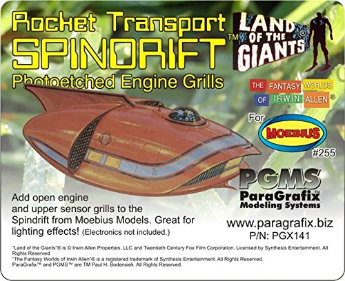 VCSHobbies Spindrift Model Kit Photoetched Engine Grills 1/128 Scale For Adults