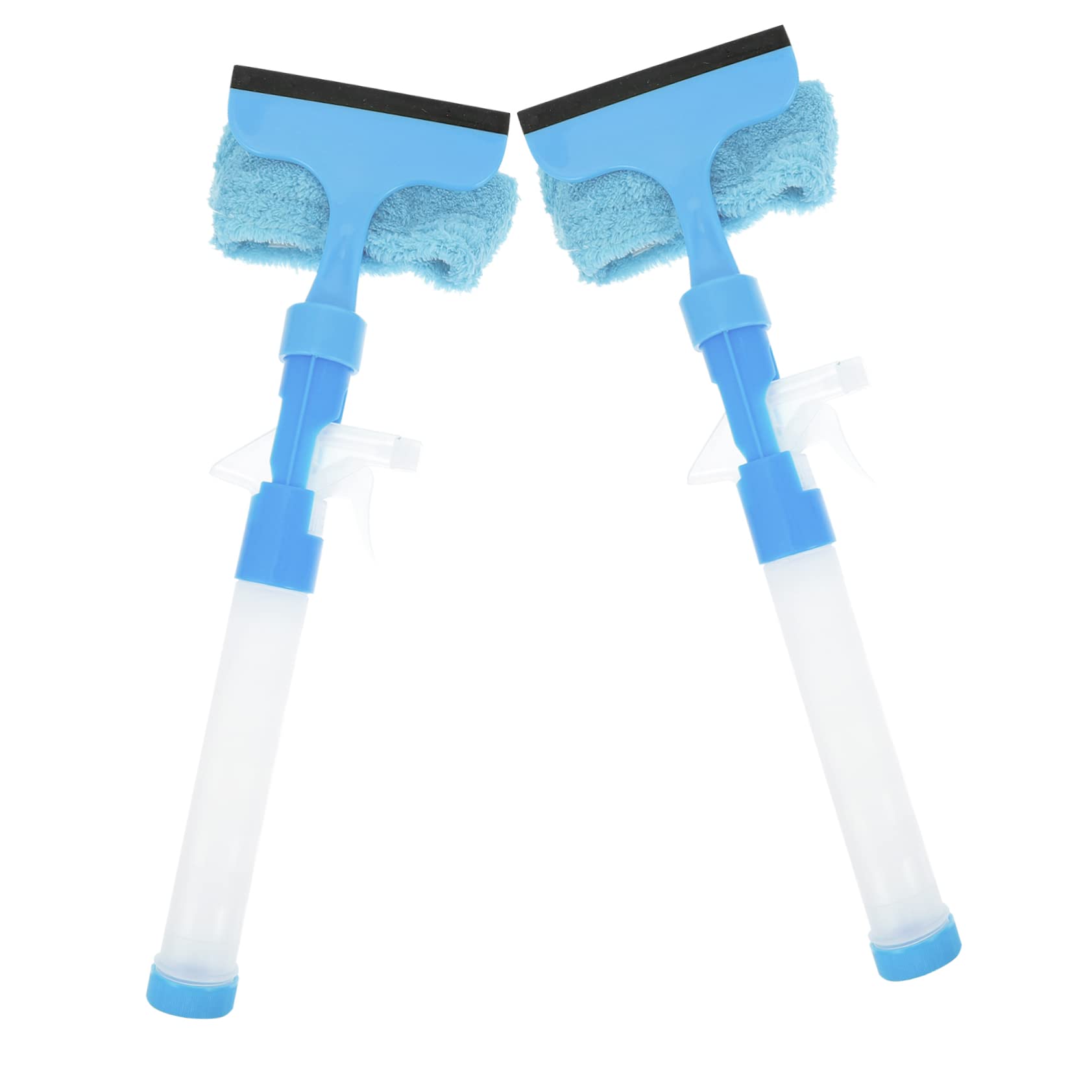 FONDOTIN 2pcs Double-Sided Water-Jet Wiper Multi-Function Glass Cleaning Tool for Tiles Mirrors More Flexible Design for Results for Home