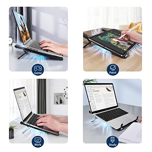 Foldable-Laptop-Cooling-Pad-Portable-Laptop-Cooler-with-3-Heights-Adjustable-Support-up-to-17-Laptops-Easy-to-Carry-Around