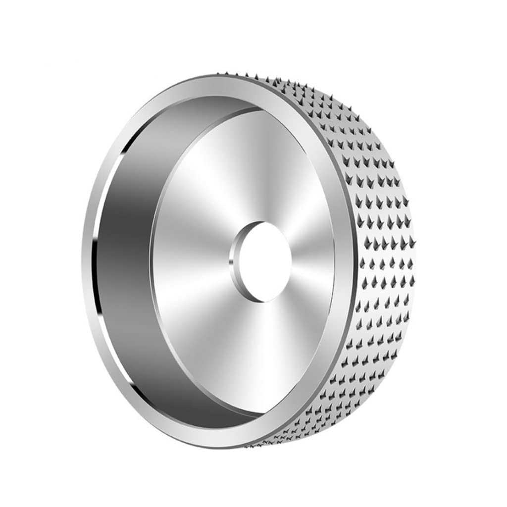Muela abrasiva de rebabas Rectificado duro Plano Borde Rectificado Pulido de carpintería Disco recto de plástico Rectificado angular (Gris claro Talla ?nica) (Gris claro Talla ?nica)