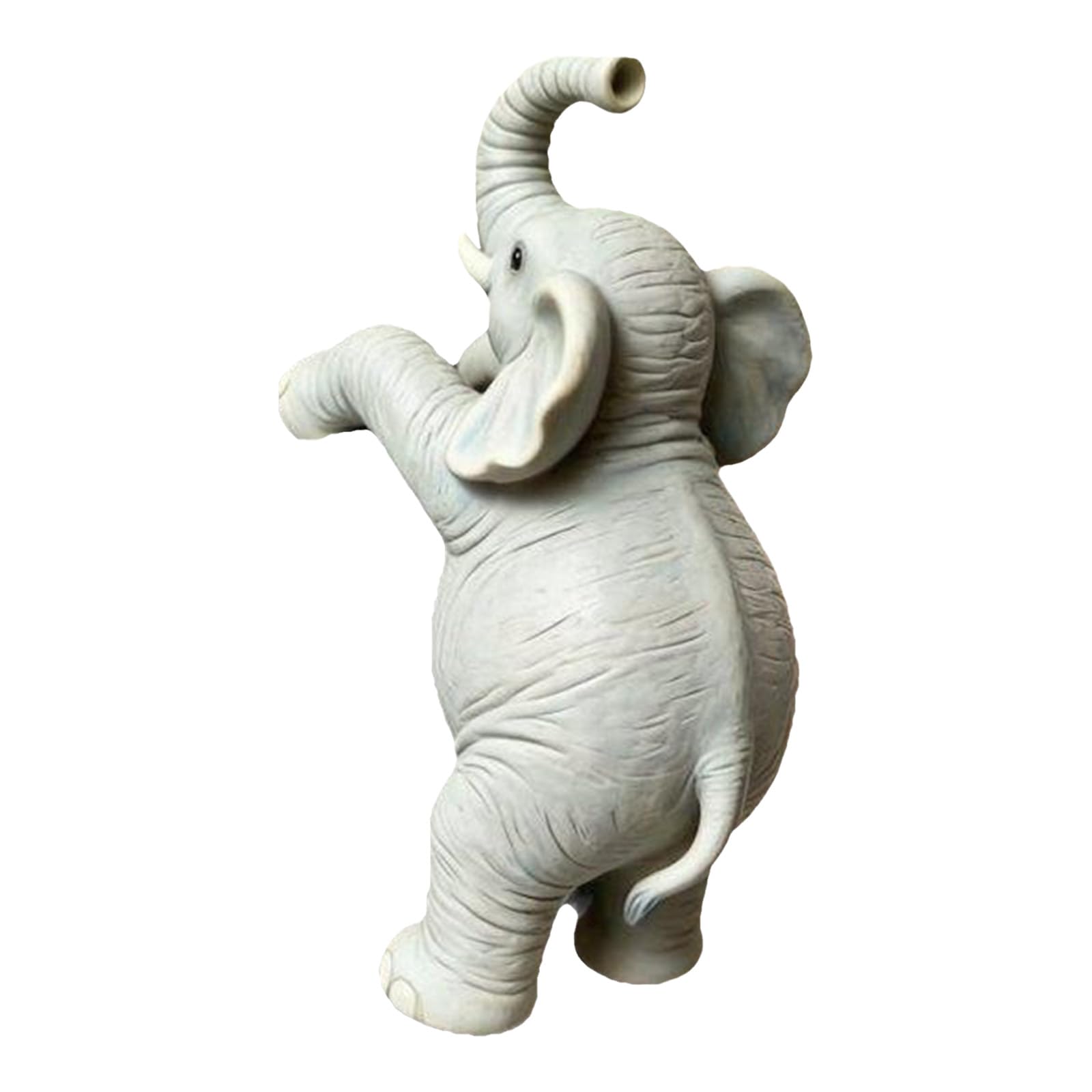 Cute Climbing Elephant Flower Pot Huggers Water Proof Animal Figurines Plant Decoration Weather Resist Terrarium Planter Edge Decor for Outdoor Fence Decorations