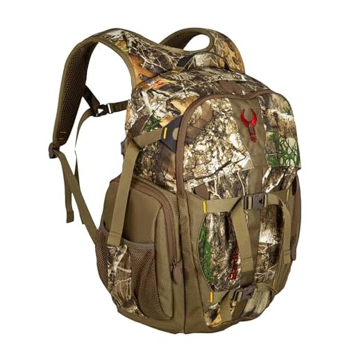 Badlands Pursuit Camouflage Hunting Day Pack - Bow And Rifle Compatible, Realtree Edge
