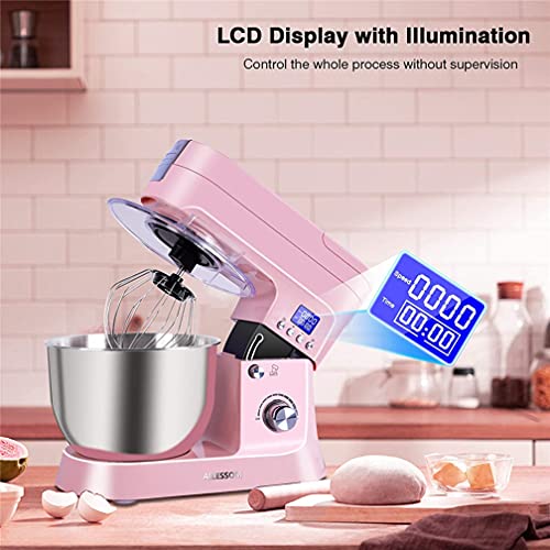 RXF Küchenmaschine,Knetmaschine,Teigmaschine,Mit Fleischwolf Und Saftmixer 6 in 1 800W Kippkopf Multifunktionaler Küchen… – Bild 8