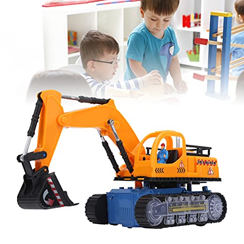 Brinquedo escavadeira para crianças, escavadeira de plástico para crianças brinquedo escavadeira elé