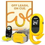 Dogtra CUE Remote Dog Training E-Collar for Small, Medium and Large Dogs - Range of 400 Yards, Waterproof, Vibrating, Rechargeable Correction Ecollar, 24 Training Levels, W/PetsTEK Clicker (1 Dog)