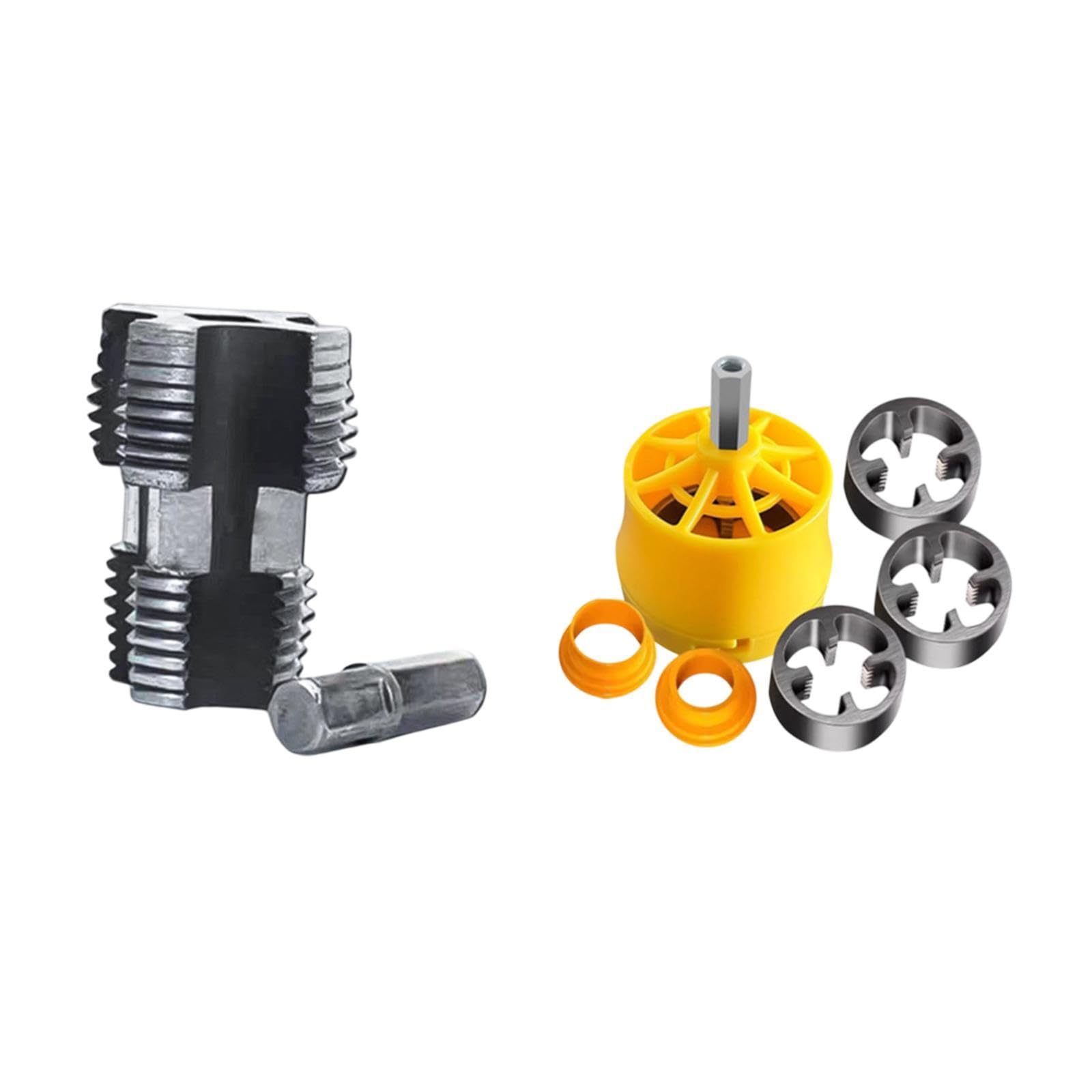 Neaxgeandx Style A Pvc Pipe Threader Kit Plumbing Tools For Electric Drill Supplies Accessories