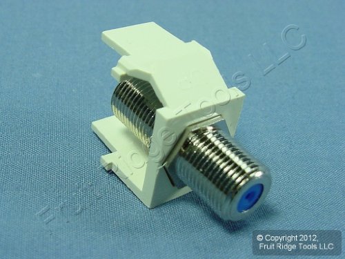 Adaptateur F-type QuickPort Leviton 41084-faf insertion sans outil