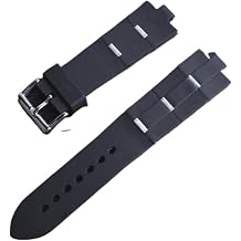 LUGEMA Watchband Man Rubber Replacement Watch Band Strap Diagono 22x8mm 24mm x 8mm