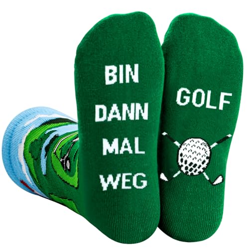 WAMIOKAGRO Golf Geschenke für Männer Frauen, Golf Zubehör, Lustige Socken, Männergeschenke Weihnachtsgeschenke für Männer Frauen Teenager Jungen...