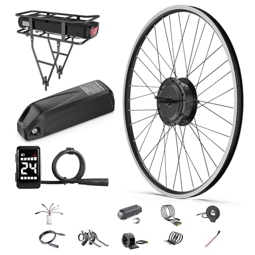 BAFANG G020 48V 500W Front Hub Motor Electric Bike Conversion Kit for 20'/26'/700C Wheel Drive Engine with LCD Display &Optional Ebike Battery