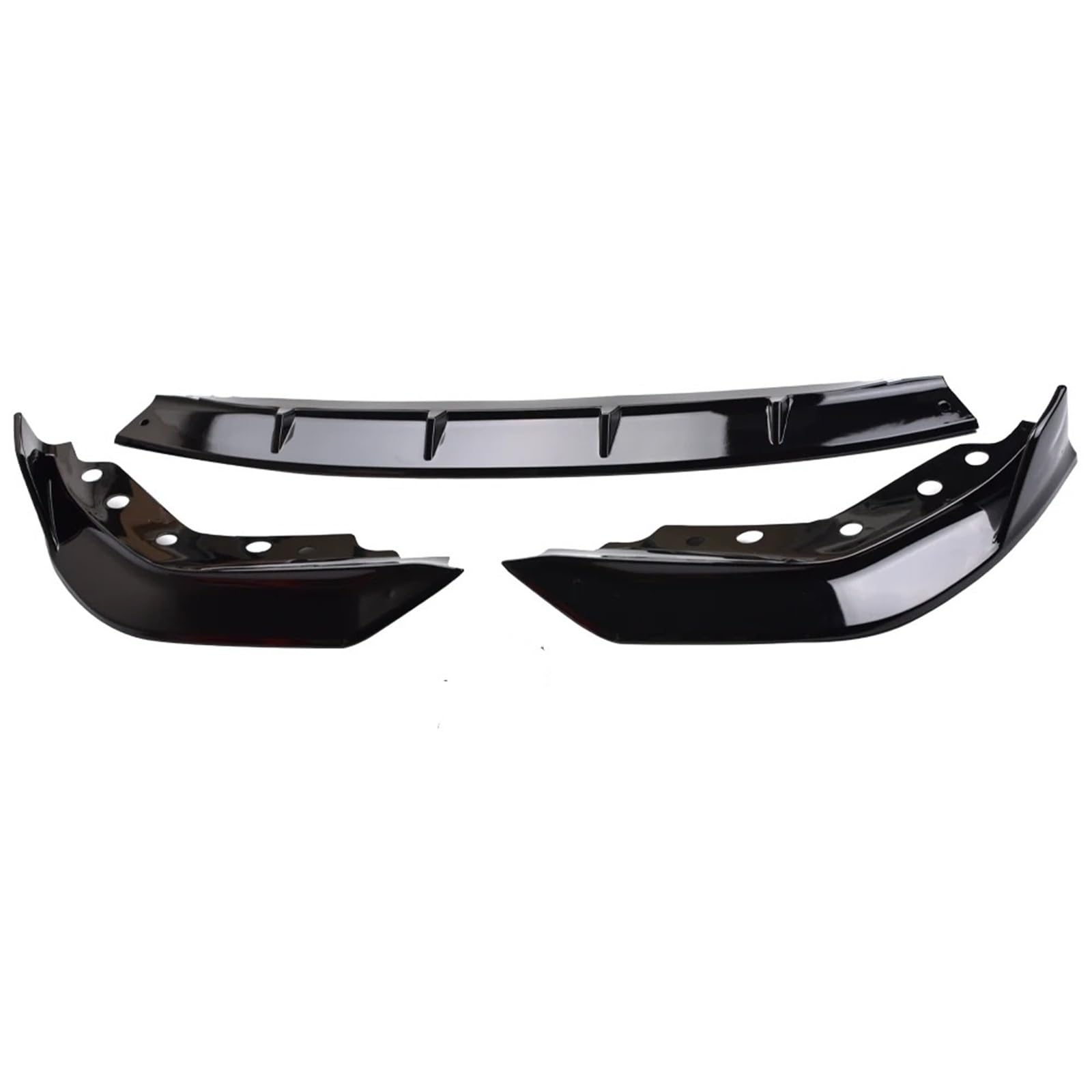 Kompatybilny z 19-22 BMW G20 serii 3 330i M Sport M340i błyszczyk przedniego zderzaka Black-3PC