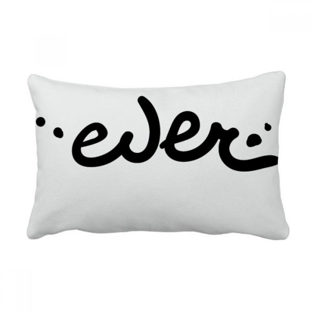 Coussin lombaire style handwrite multicolor 40x60 cm pour canapé