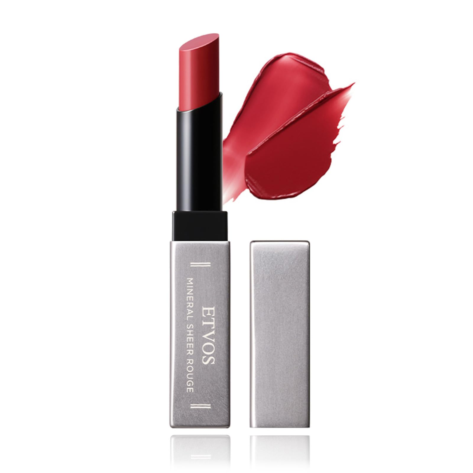 ETVOS Mineral Sheer Rouge Red Grass Lipstick 0.07oz Soap Off Japan