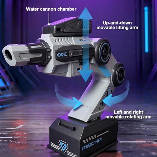 Image of Cool Inductive Robot Arm, Motion-Tracked Blaster, Motion Control Automatic Toy Machine Gun with Wearable Shoulder Mount & Remote Control