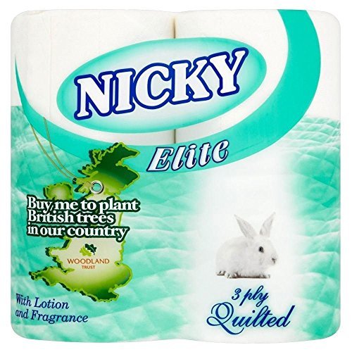 Nicky Elite 3ply Luxury Toilet Tissue (40 Rolls) by Nicky
