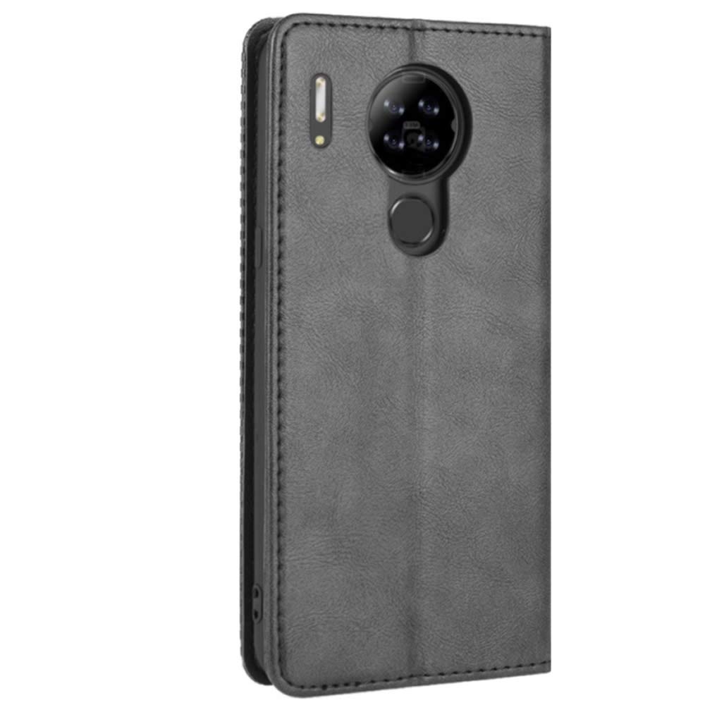 Blackview A80 / A80S Hülle – Retro Leder Flip Case Mit Kartenfächern & Standfunktion