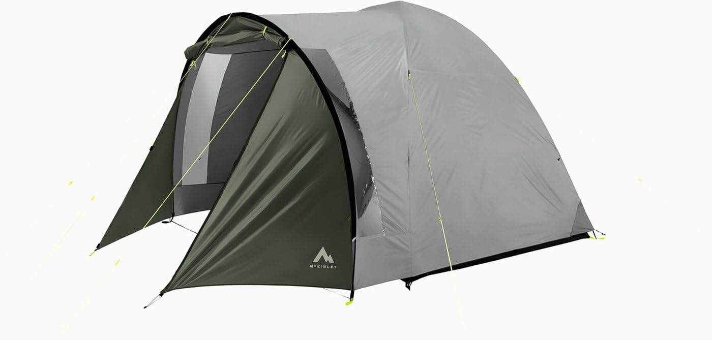 McKINLEY Family 10.4 Unisex Adult Tent, Grey Light/Green SMO, One