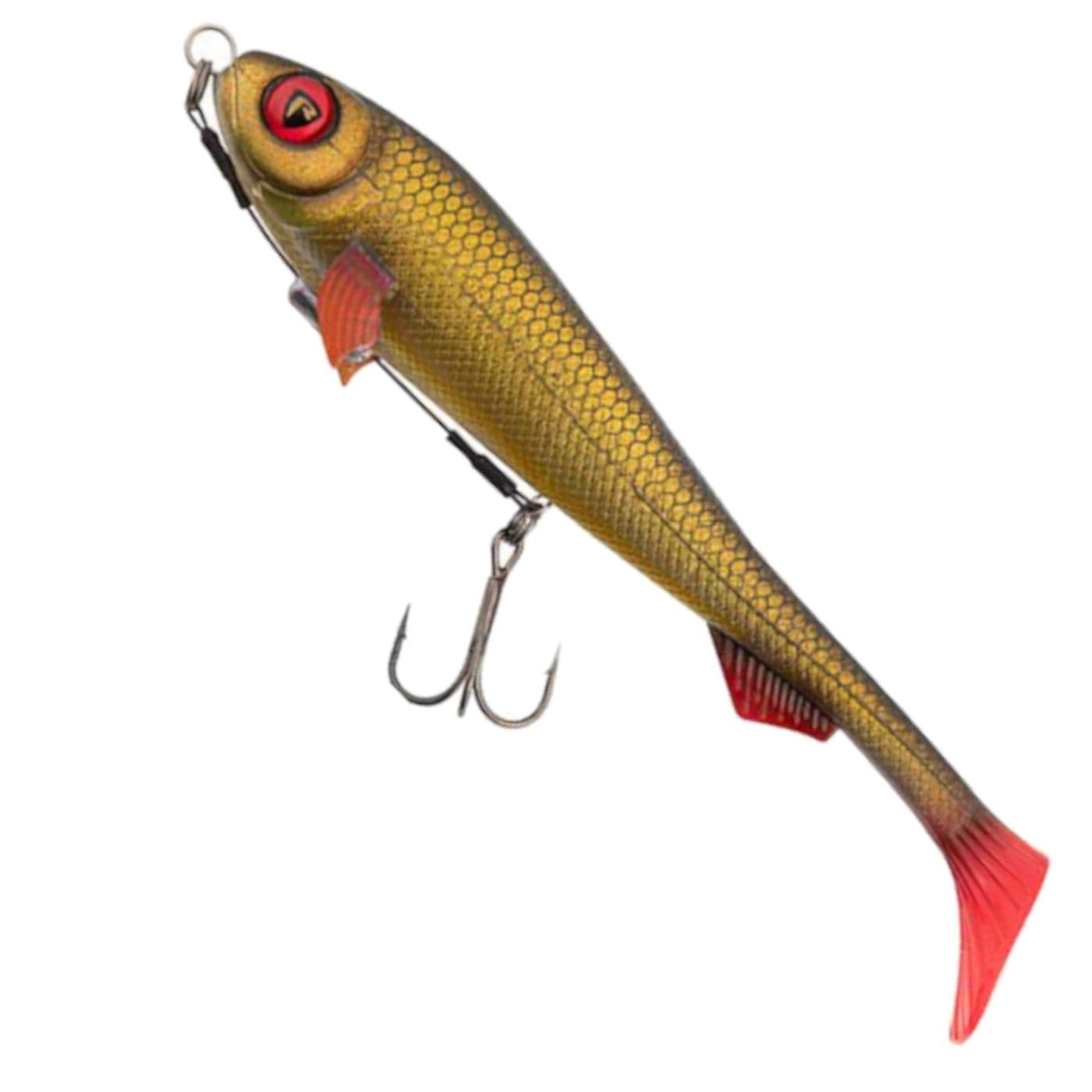 Fox Rage Super Slick Shad 18cm 49g Loaded UV Golden Prey NRR124
