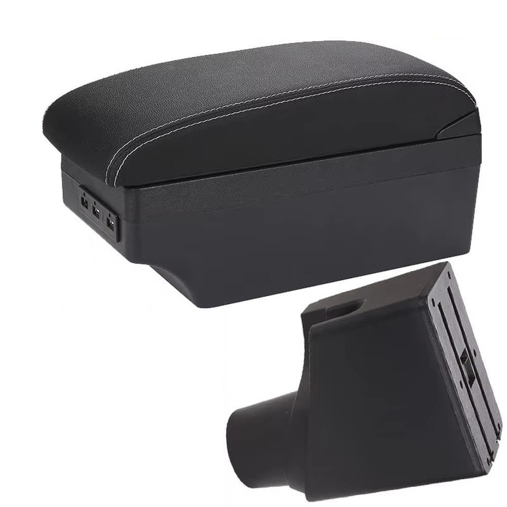 Fsozdbbpl A3 Black White 7Usb For Toyota Yaris For Yaris Hybrid 2015-2023 Car Armrest Box Center Storage Box Interior Parts