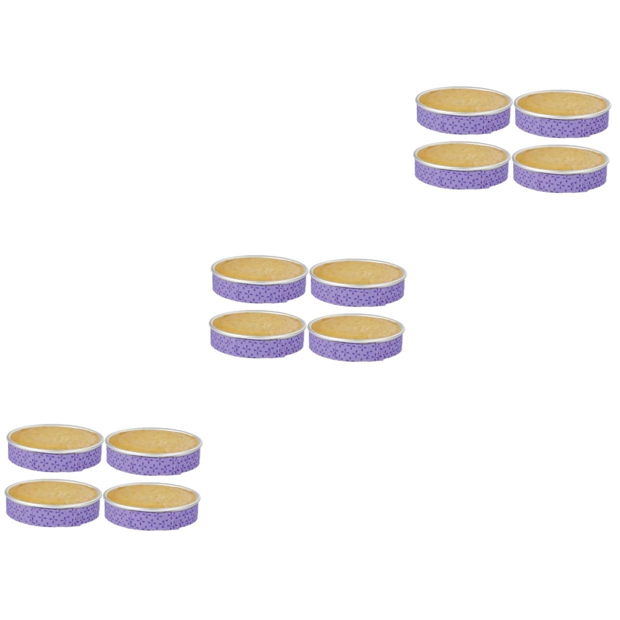 Amosfun 3 Set di Strisce Uniformi per Tortiere Teglie da Forno Strumento di Deformazione 80x3 7 Cm Accessorio Essenziale per Teglie da Forno 4 Pezzi*3