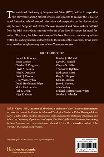 The New Testament and Ethics: A Book-by-Book Survey - Image 2