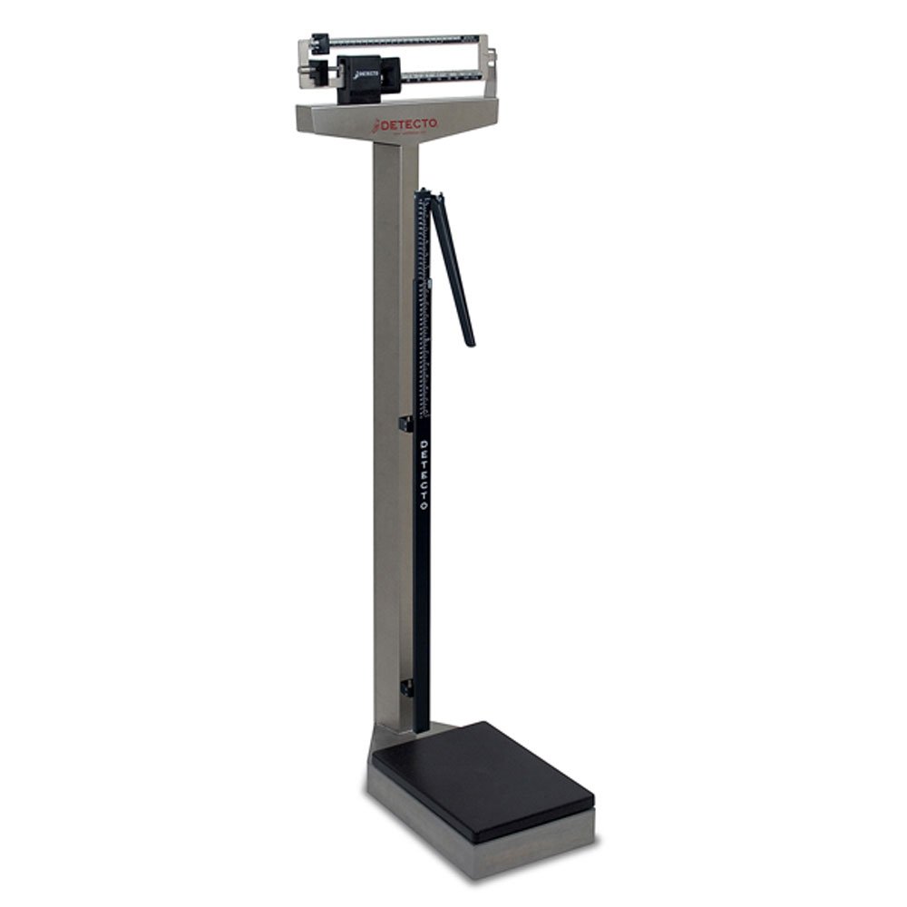 Eye Level Stainless Steel Physician Scale Style With Height Rod