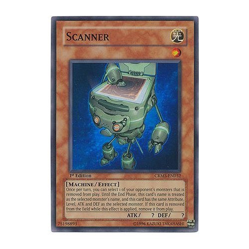 card scanner yugioh Amazon.com: Yu-Gi-Oh! - Scanner (CRMS-EN032) - Crimson Crisis - Unlimited  Edition