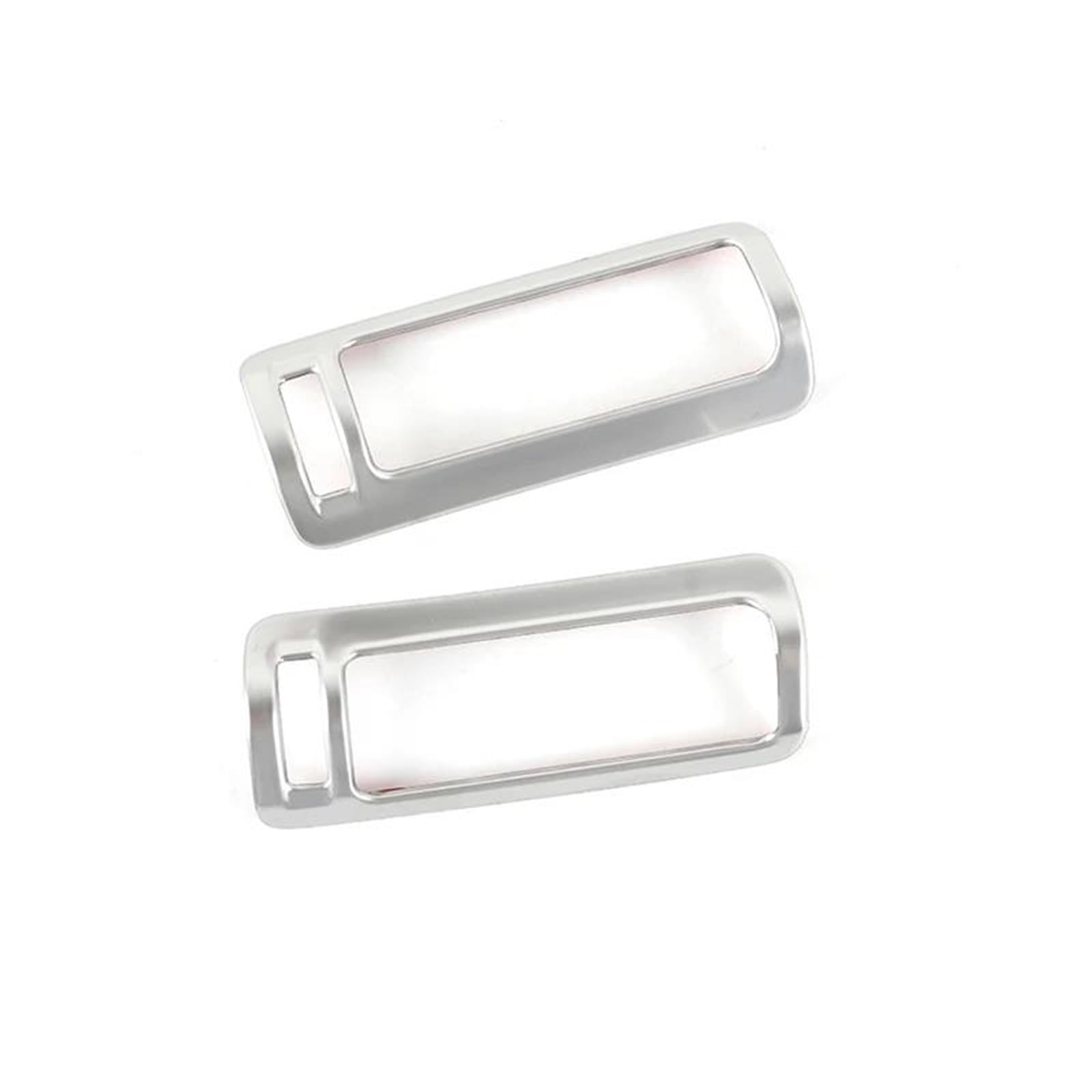 for A6 C6 C7 2009-2018 Car B Pillar Air Conditioning Outlet Frame Decoration Sticker Trim IENQBVL(Silver)