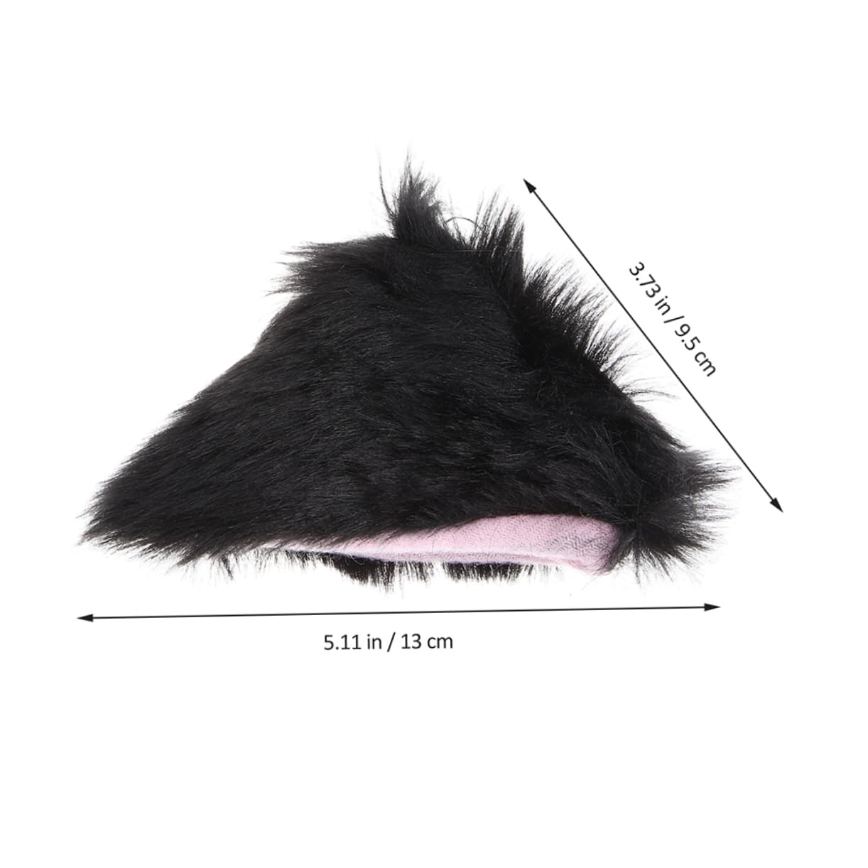 Outanaya 2 Pairs Plush Cat Ears Accessories Cute Horns Embellishment for and Easy No Damage Attachment Versatile Soft Plush Material Fits All