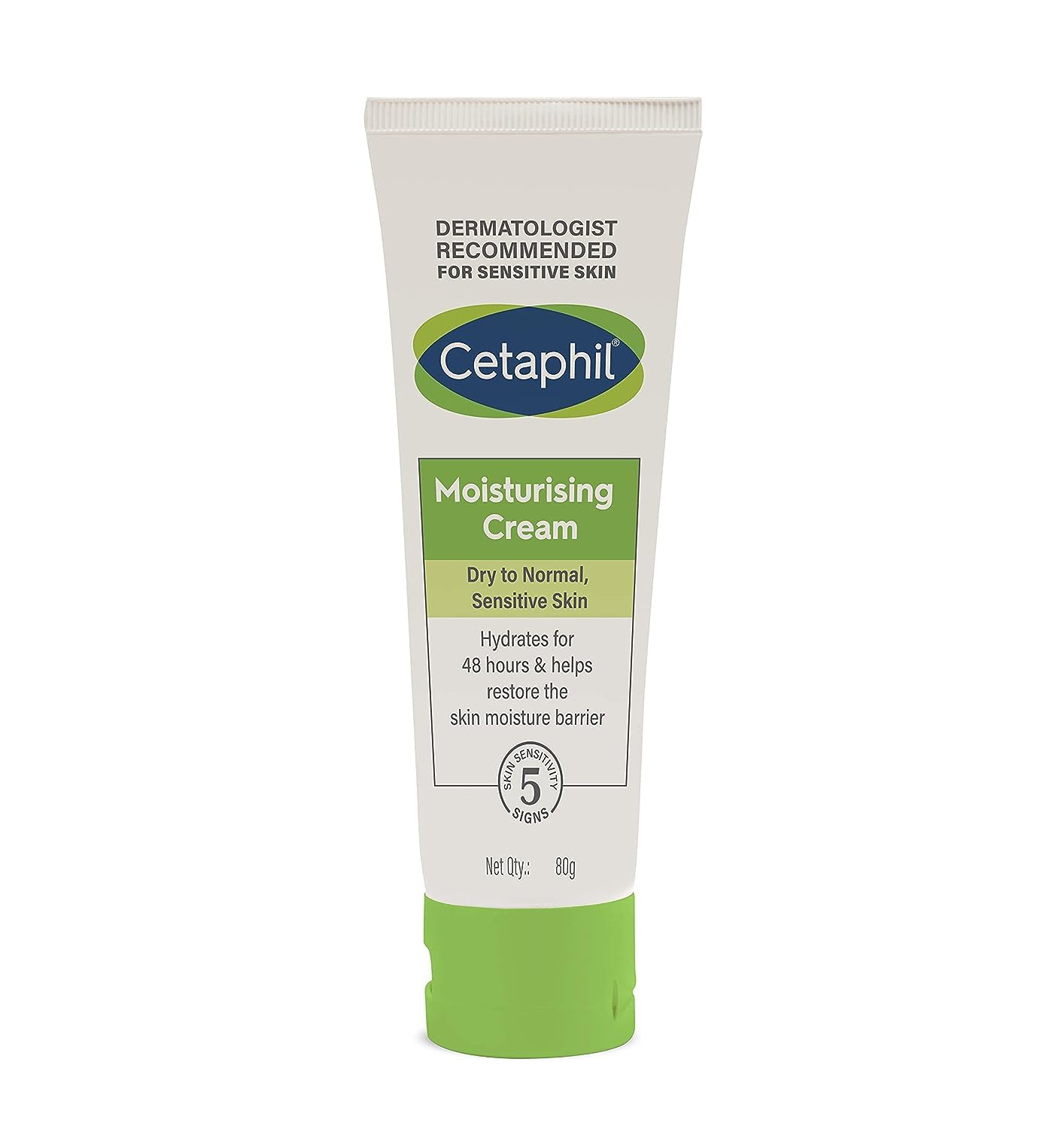 Cetaphil Moisturising Cream for Face & Body, Dry to Normal skin, 80 gm