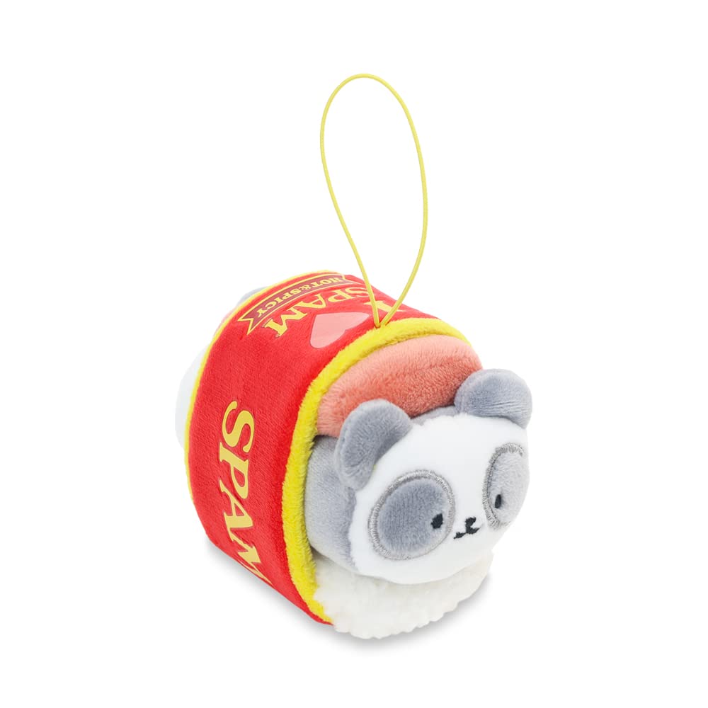 AnirollzAnirollz Stuffed Animal Plush Keychain - Official SPAM Musubi Plush Toy |Soft, Squishy, Warm, Cute, Comfort, Safe| Pillow with Panda - Birthday Deco Graduation Gift 4" Pandaroll