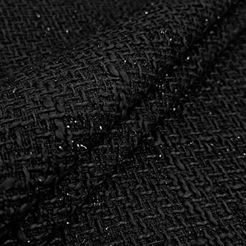 Panini Tessuti, Tissu Tweed Lamé pour Vêtements élégants, vendu au demi-mètre, tailleur, Haute Couture, accessoires, Hiver
